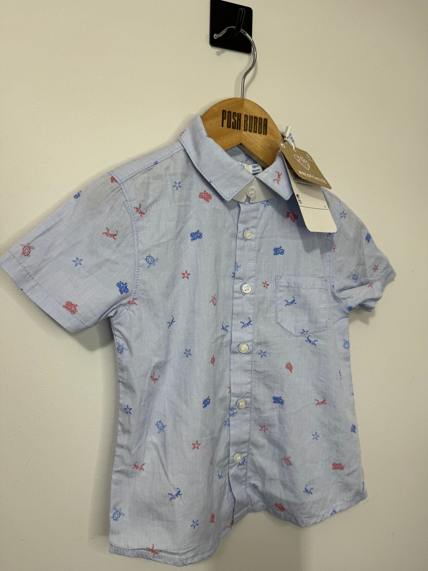 Mayoral Short Sleeve Shirt 12-18m