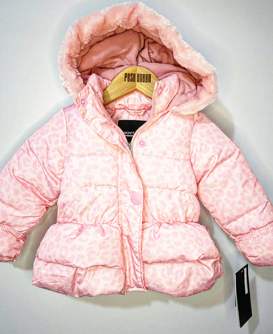 DKNY Pink Winter coat 12m