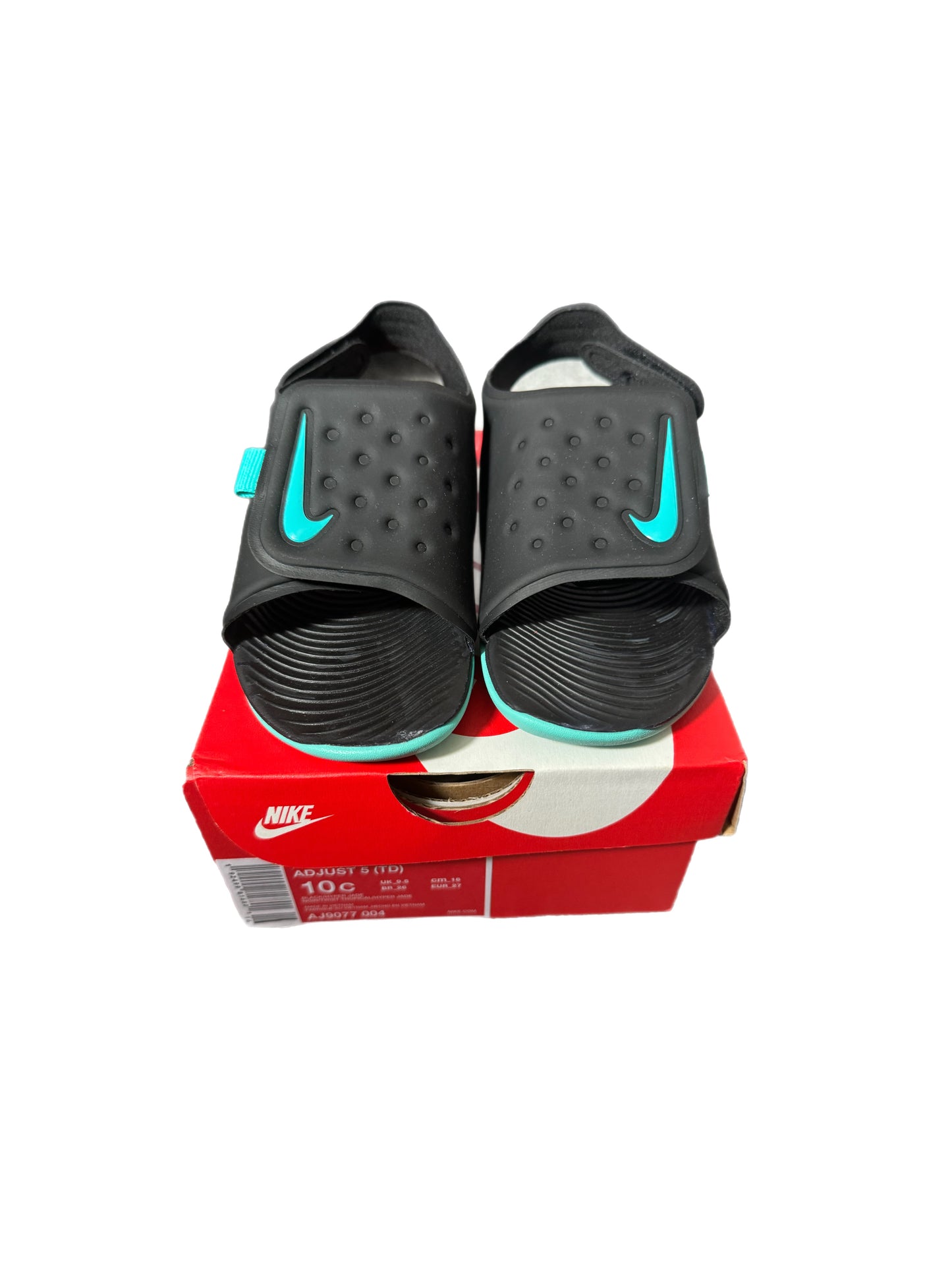 Nike Black Sandals UK9.5 EU27 16cm