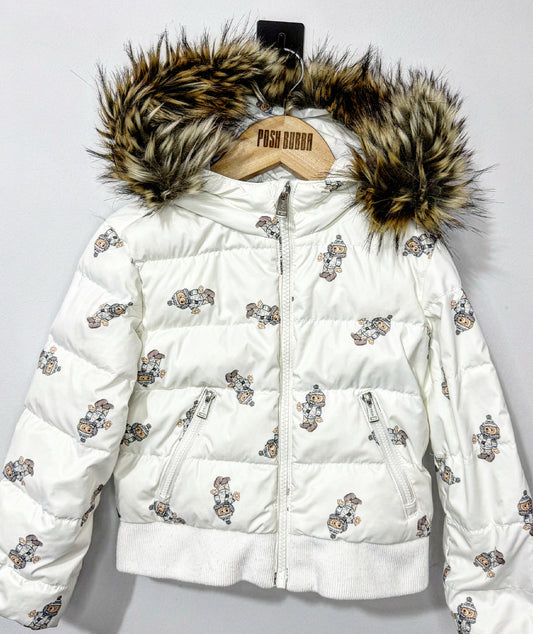 Ralph Lauren White Teddies Jacket 3y No Tags