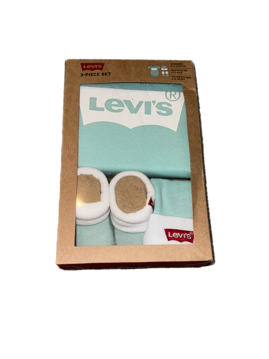 Levi's Light Blue Baby Gift Set 6-12m