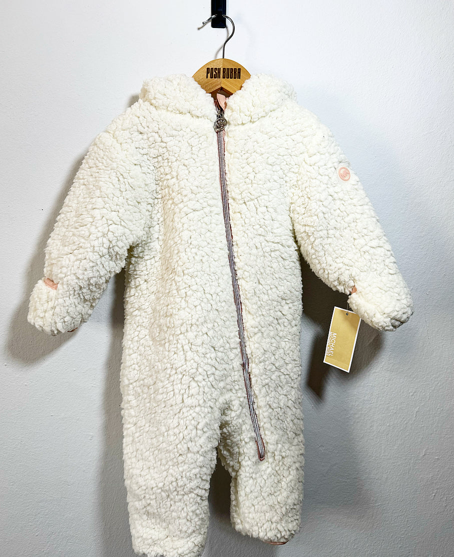 Michael Kors Soft White Snowsuit 6-12m #5012