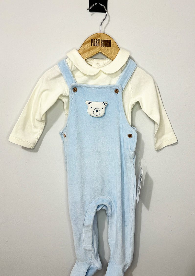 M&S Teddy Babygrow 6-9m