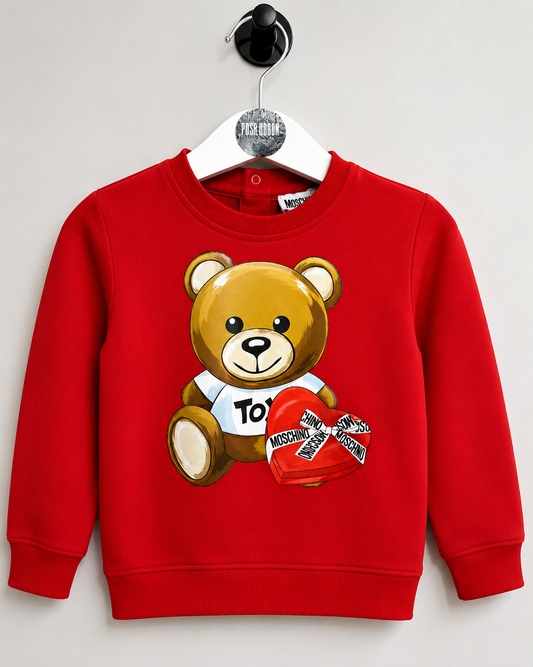 Moschino Red Jumper 12-18m Used 141072