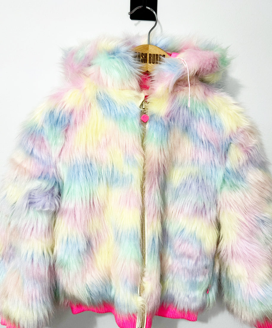 Billieblush Fur Jacket 3y No Tags