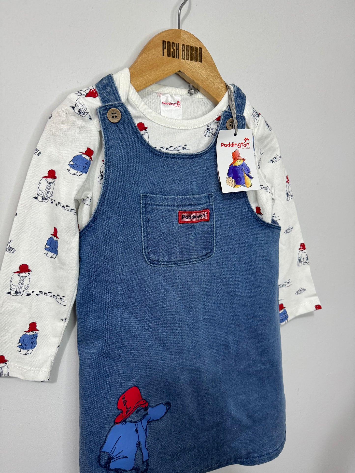 TU Paddington Denim Dress 12-18m