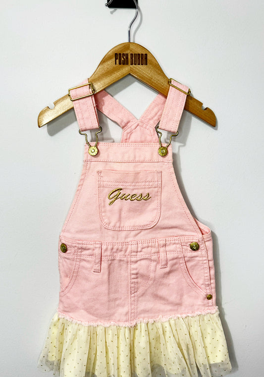 Guess Pink Denim Dress 18-24м No Tags