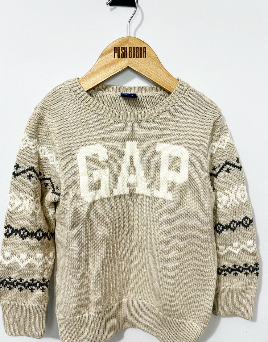 Gap Boys Beige Jumper 4y