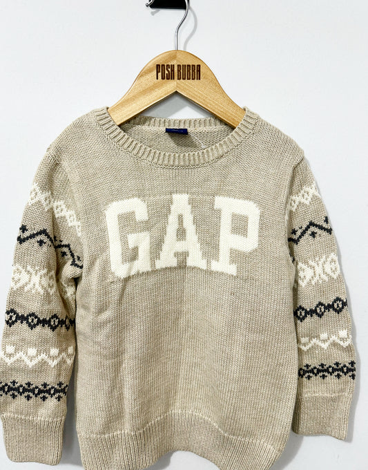 Gap Boys Beige Jumper 4y