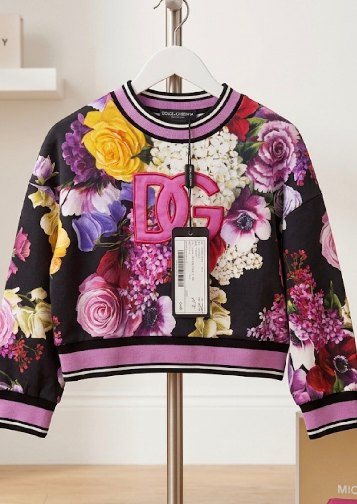D&G girls floral top 2y