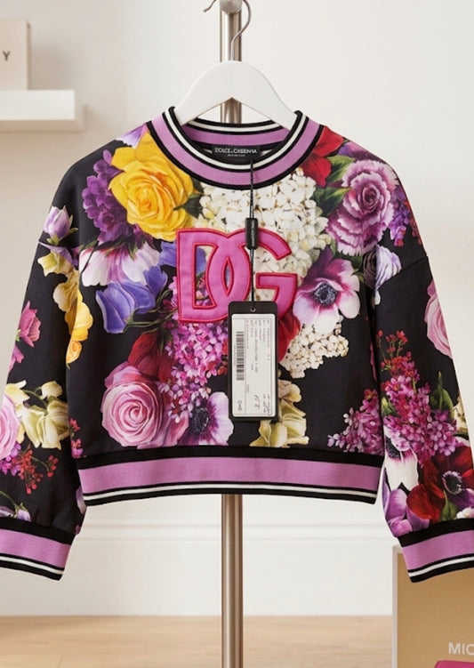 D&G girls floral top 2y