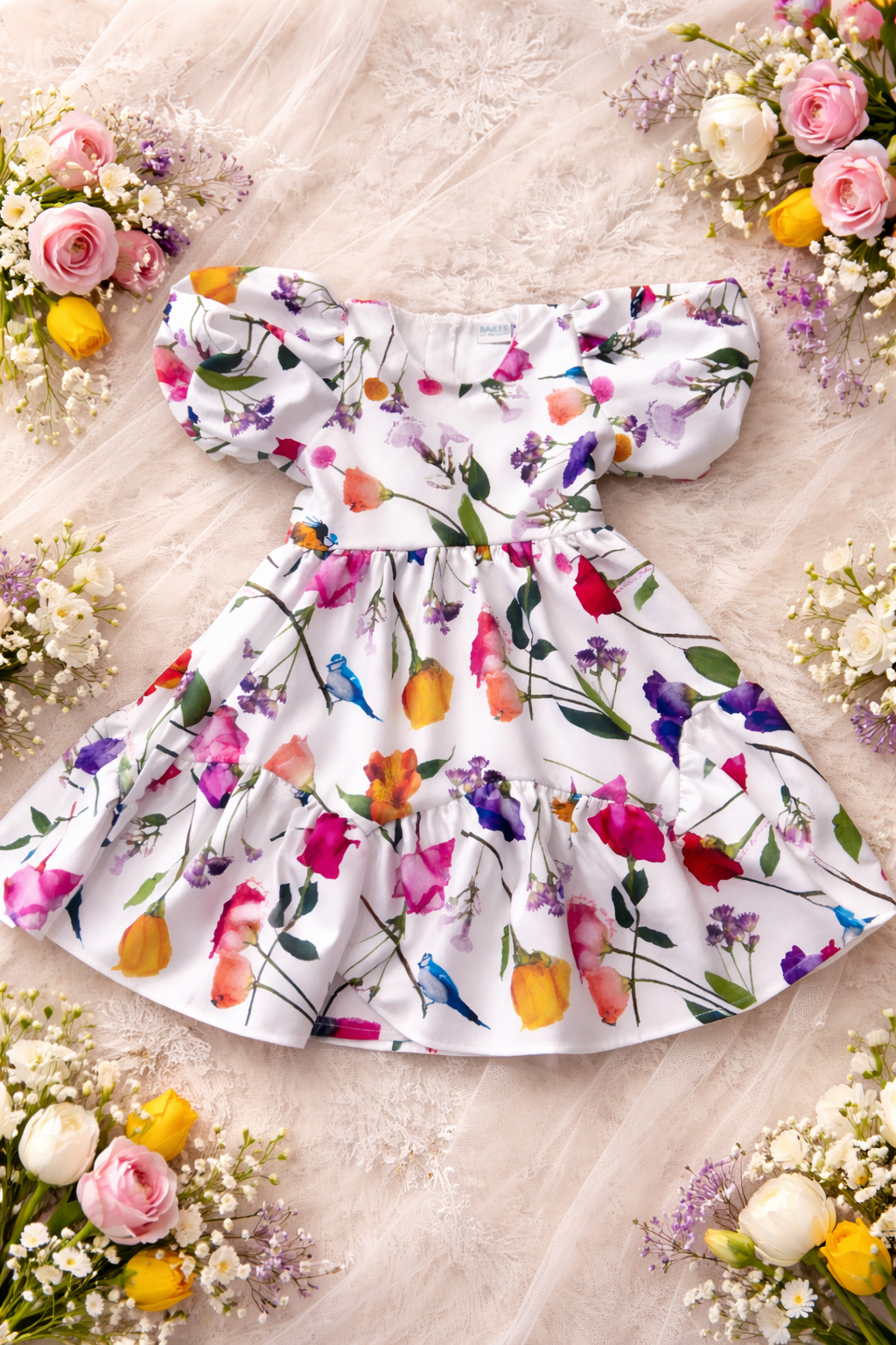 Ted Baker Floral Dress 3-4y