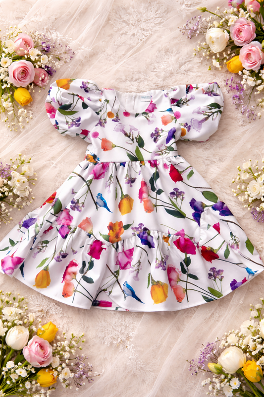 Ted Baker Floral Dress 3-4y