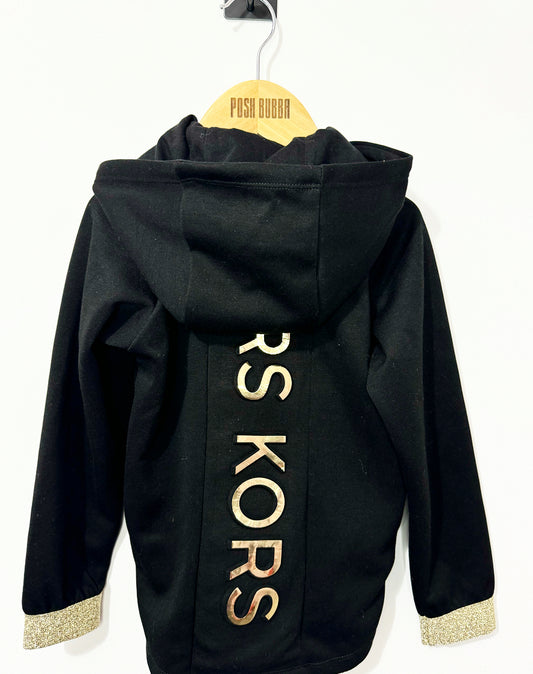 Michael Kors Girls Black Hoodie 5y No tags