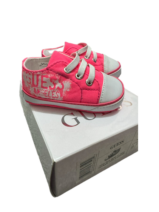 Guess Pink Baby Girls Shoes 6-9mp