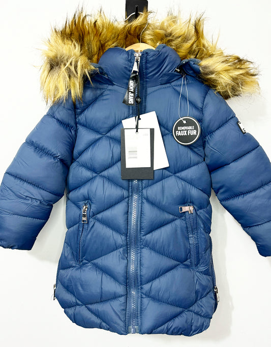 DKNY Winter Dark Navy Coat 2-3y