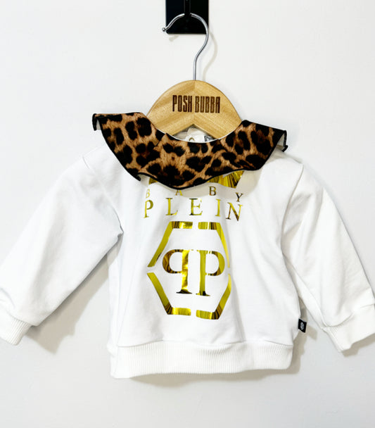 Philipp Plein White Baby Girls Jumper 3-6m No tags