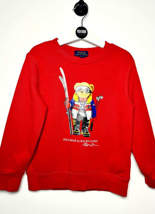 Ralph Lauren Red Ski Jumper 5y No tags