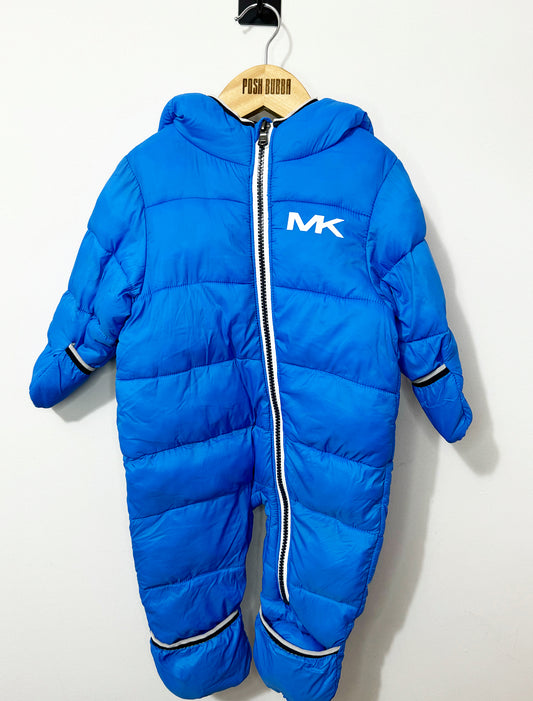 Michael Kors Plein Blue Snowsuit 6-12m No Tags