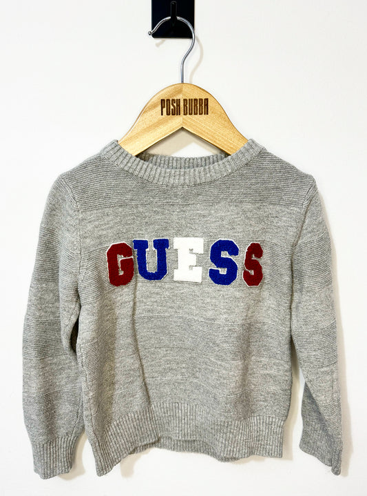 Guess Boys Grey Jumper 2-3y No tags