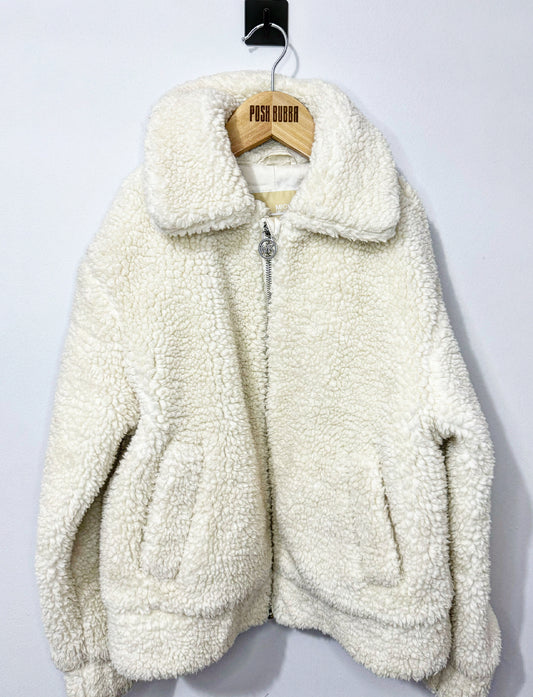 Michael Kors Teddy Faux Fur Coat 7-8y No tags