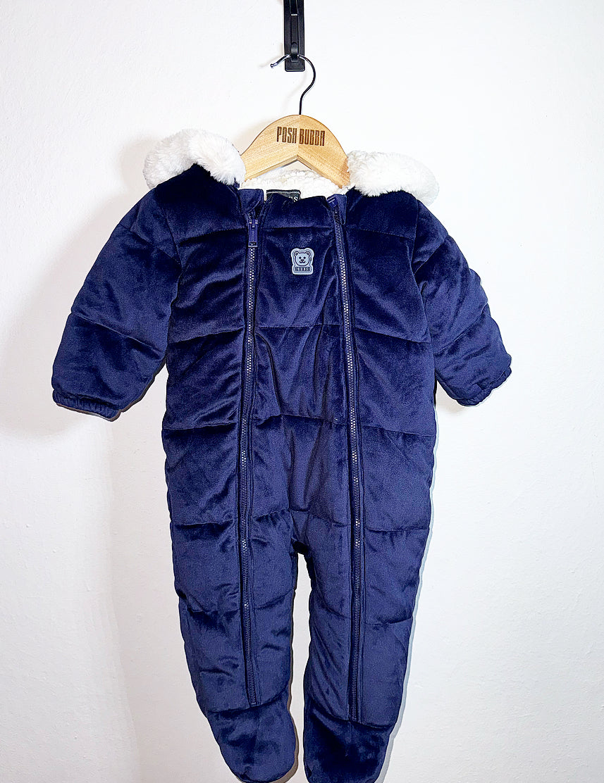 Guess Dark Blue Snowsuit 3-6m #5026