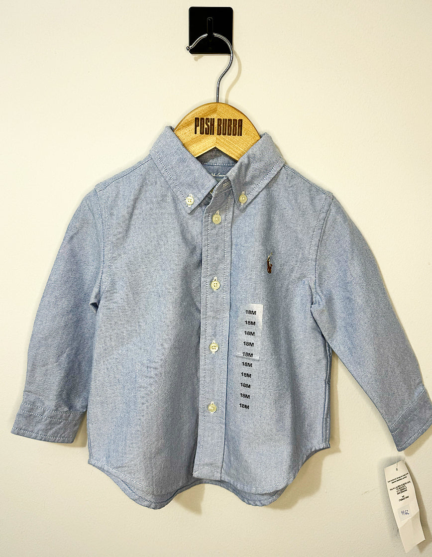 Ralph Lauren Blue Shirt 18-24m