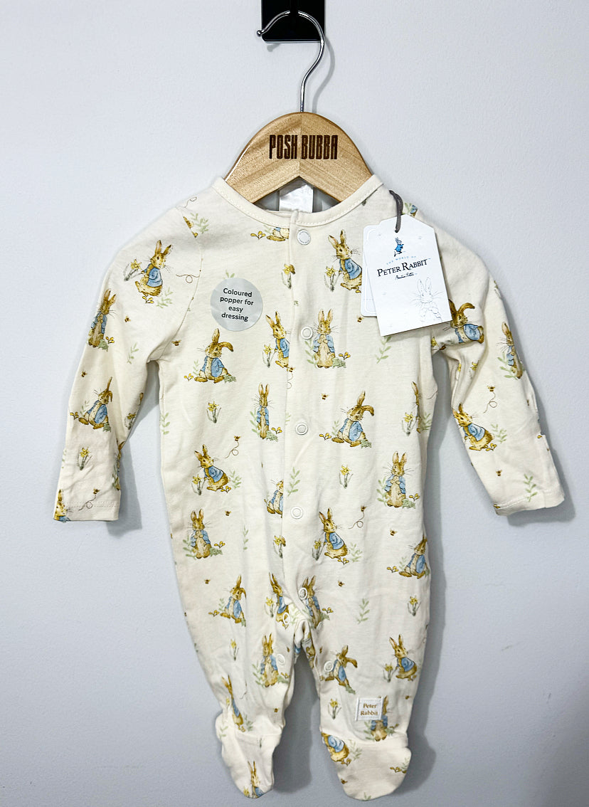 TU Peter Rabbit Babygrow 1-3m