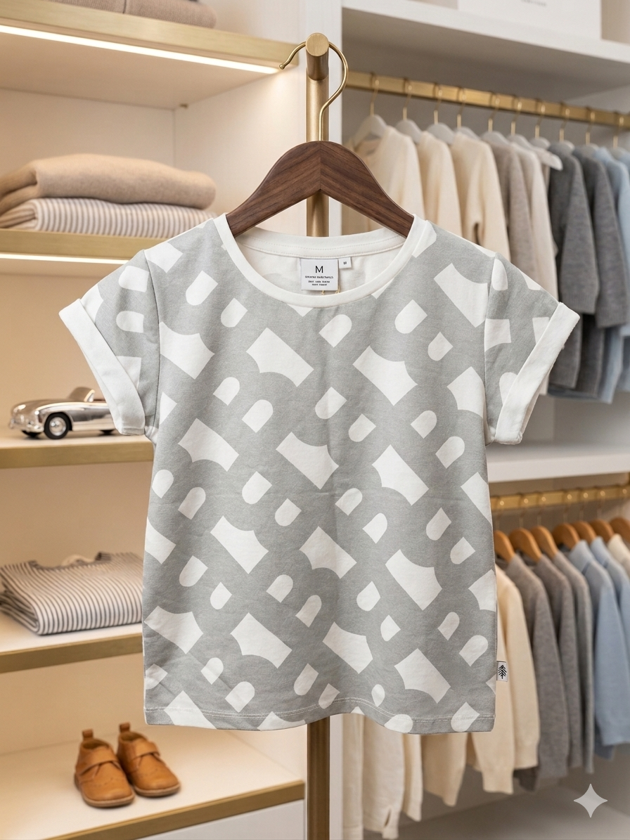 Boss Silver Girls T-Shirt 4-5y