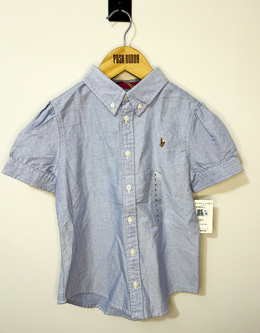 Ralph Lauren Short Sleeve Denim Shirt 7y