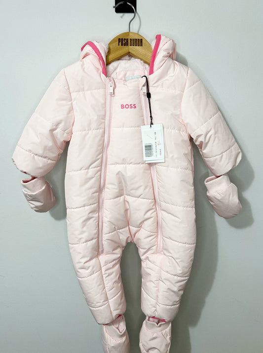 Boss Pink Snowsuit 6m