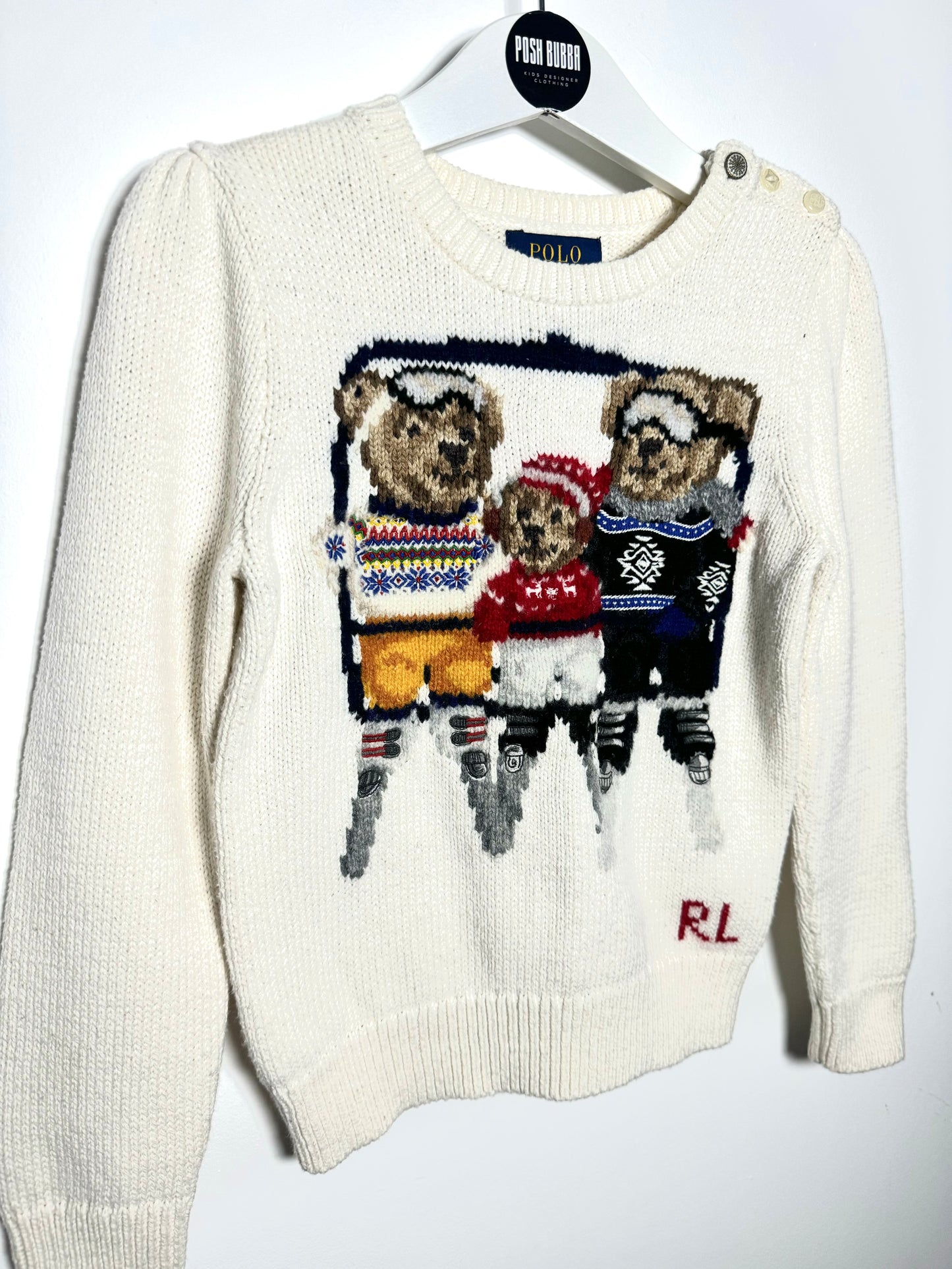 Ralph Lauren Polo bear ski jumper 5y