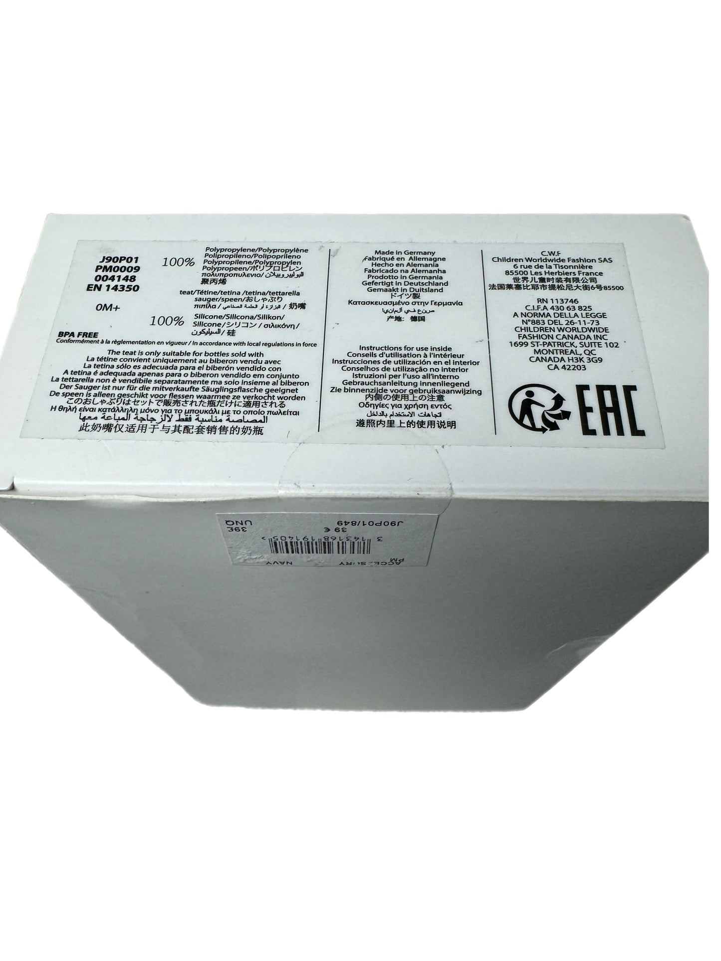 Boss baby bottles 0+