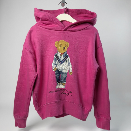 Ralph Lauren pink hoodie 7y