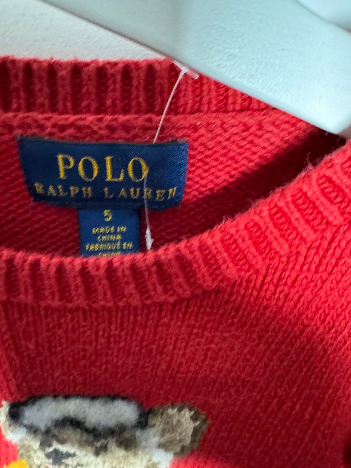 Ralph Lauren Polo Bear Ski Jumper 4y