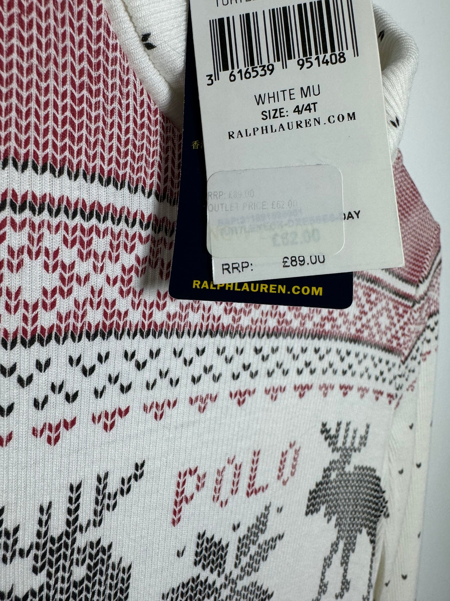 Ralph Lauren Christmas Polo Dress 4y