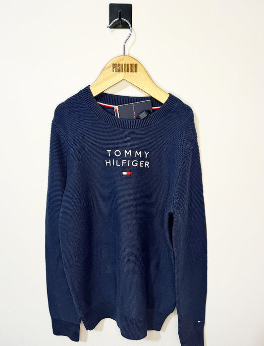 Tommy Hilfiger Navy Jumper 7-8y