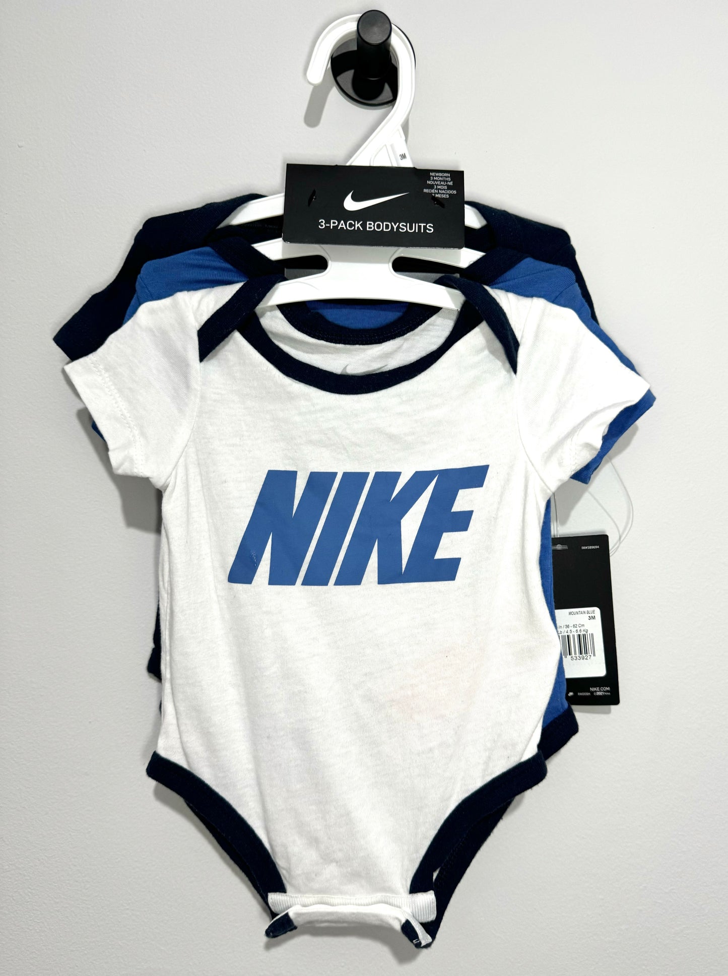 Nike Baby Vests x3 3m  New with tags 141045