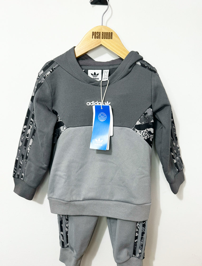 Adidas Grey Tracksuit 18-24m