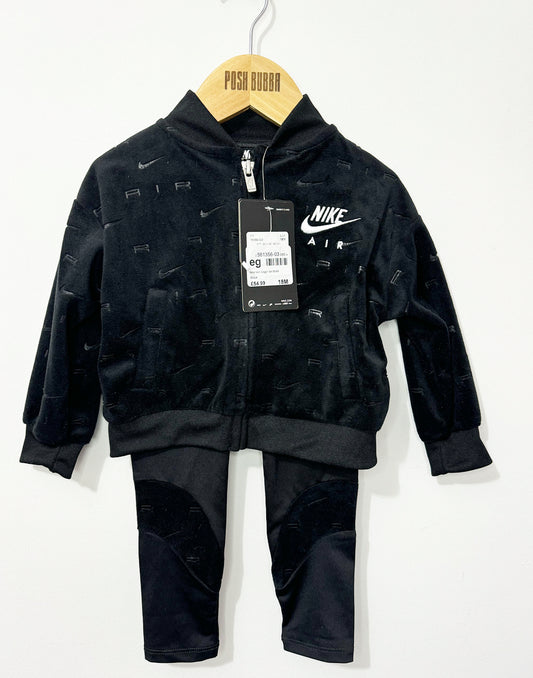 Nike Baby Girls Black Tracksuit 18m