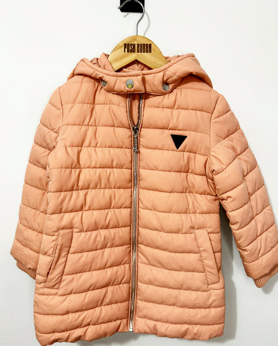 Guess Nude Pink Girls Coat 3y No Tags