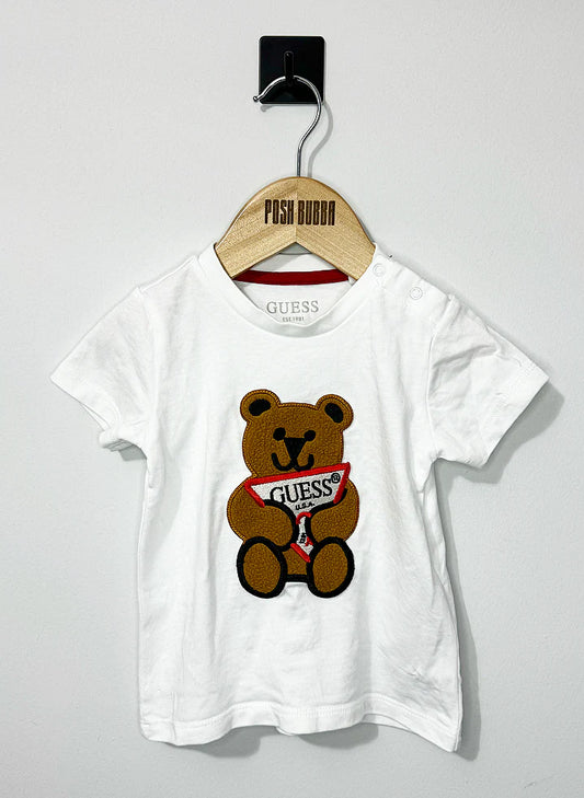 Guess White Teddy T-shirt 3y No Tags