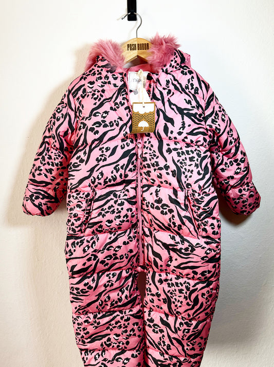 Next Animal Print Snowsuit 2-3y #5024