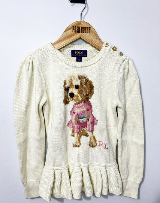 Ralph Lauren Cream Jumper 4-5y No tags