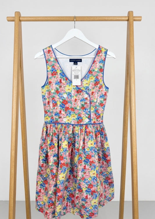Ralph Lauren Floral Dress 7y