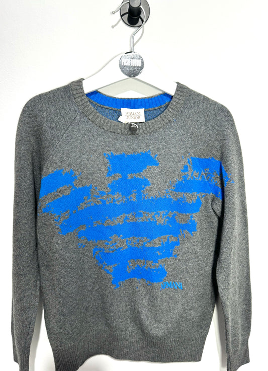 Armani Boys Jumper 5-6y New with tags 141054