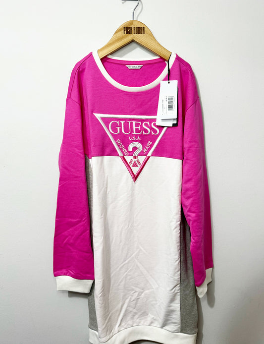 Guess Pink Jumper Dress 10y