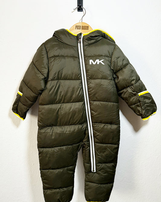 Michael Kors Dark Green Snowsuit 9-12m No Tags