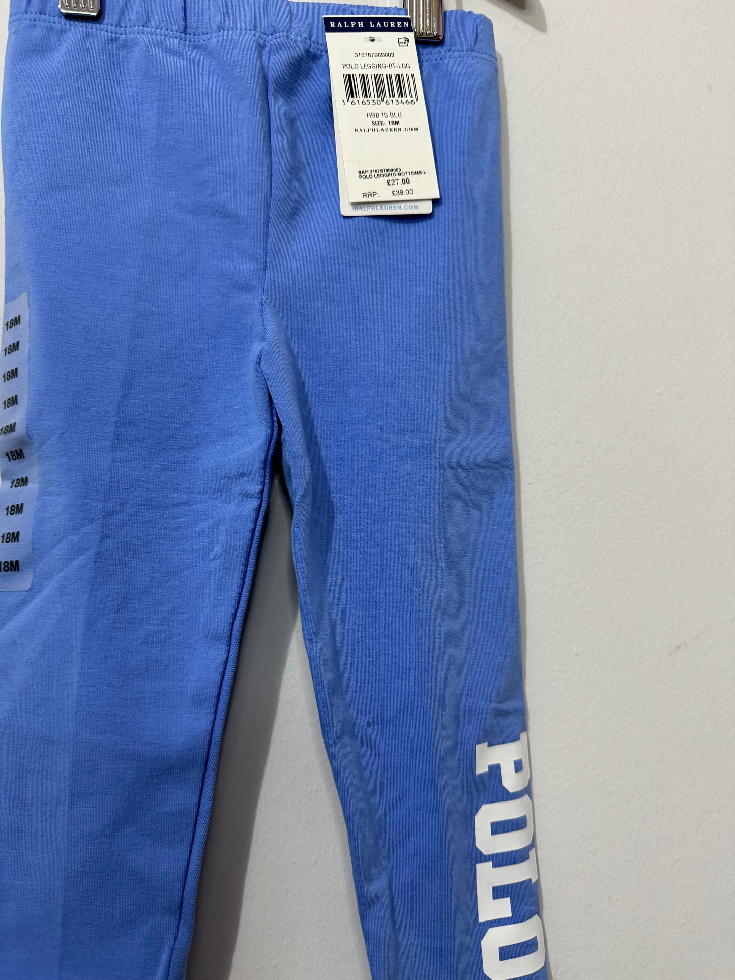 Ralph Luren Blue Leggings 12-18m