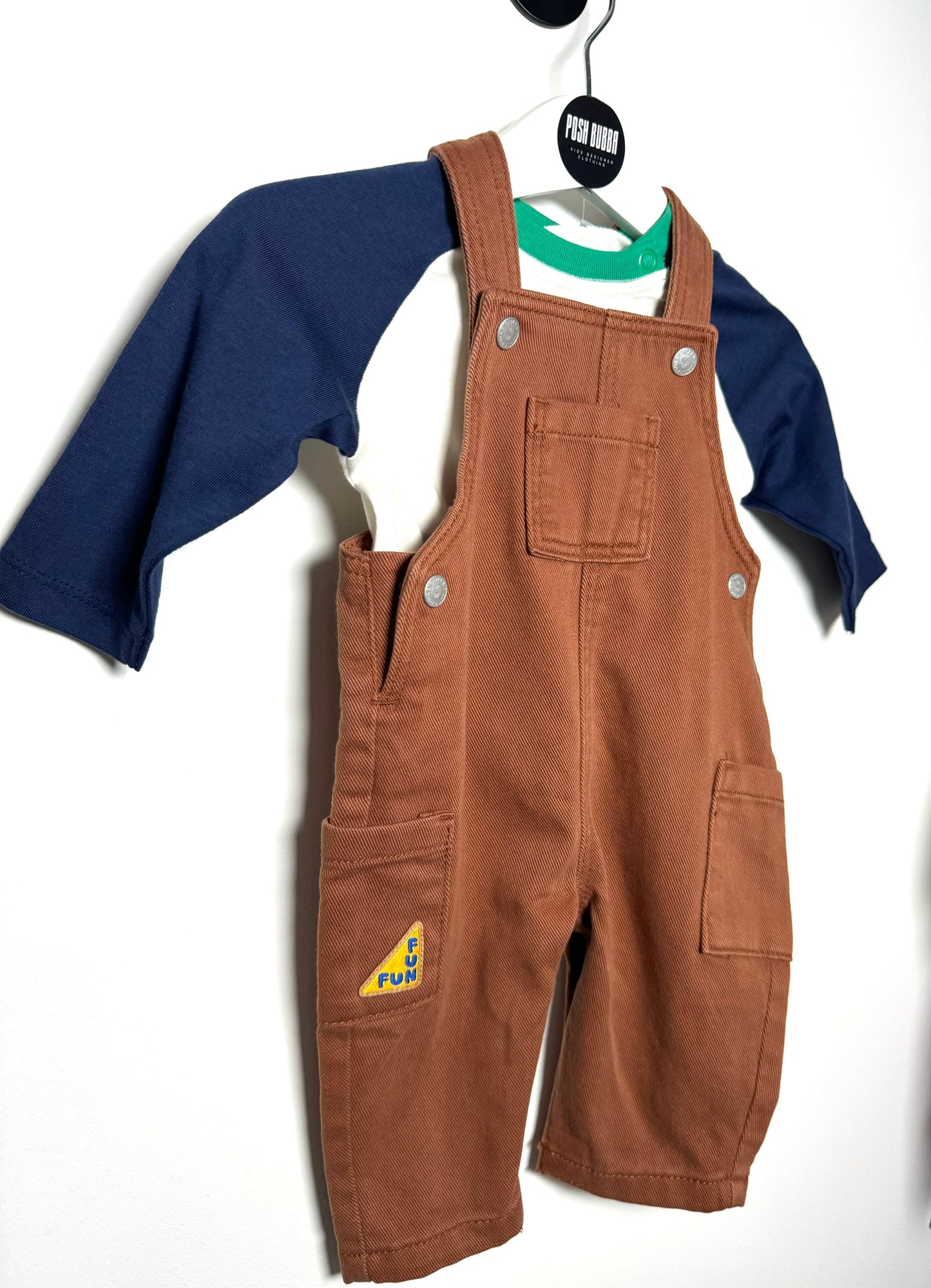 M&S Boys Dungarees 0-3m